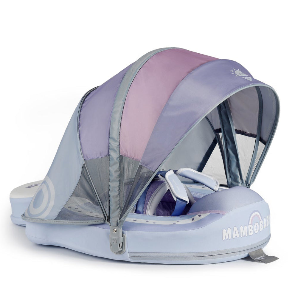 Regenboog Mambobaby Zwemvlotters met Luifel (3-24 Maanden)