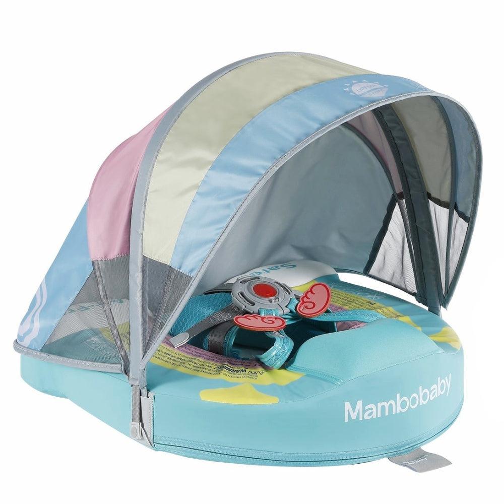 Regenboog Mambobaby Zwemvlotters met Luifel (3-24 Maanden)
